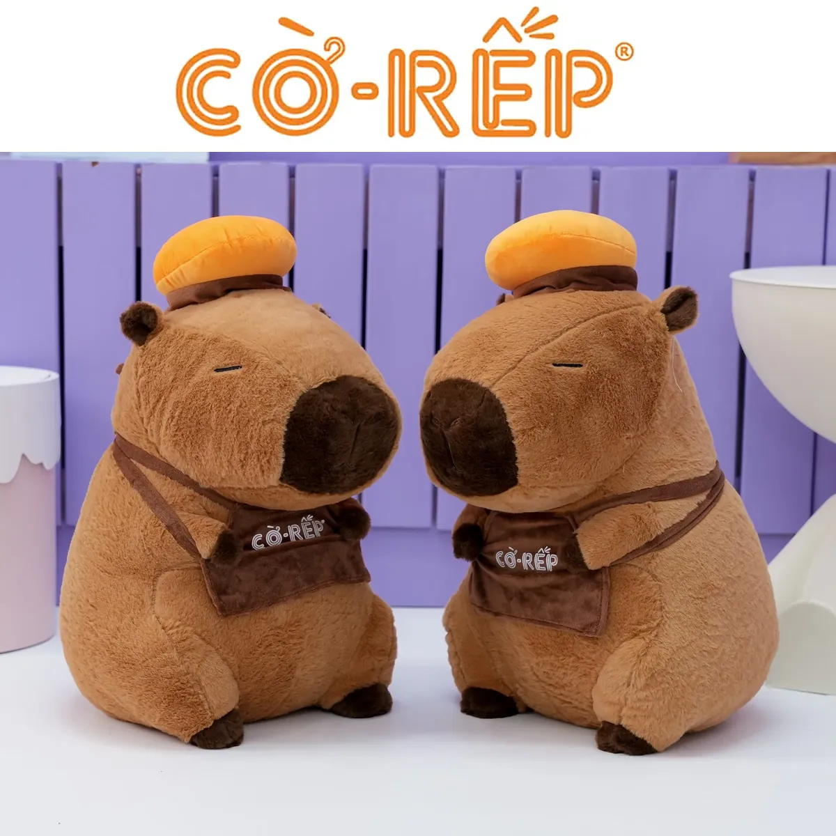 Capybara tạp dề logo - Cờ Rếp