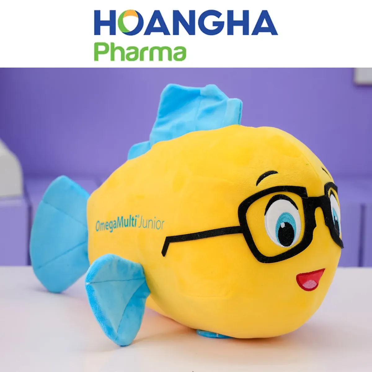 Linh vật cá Omega - Công ty Dược phẩm Hoàng Hà