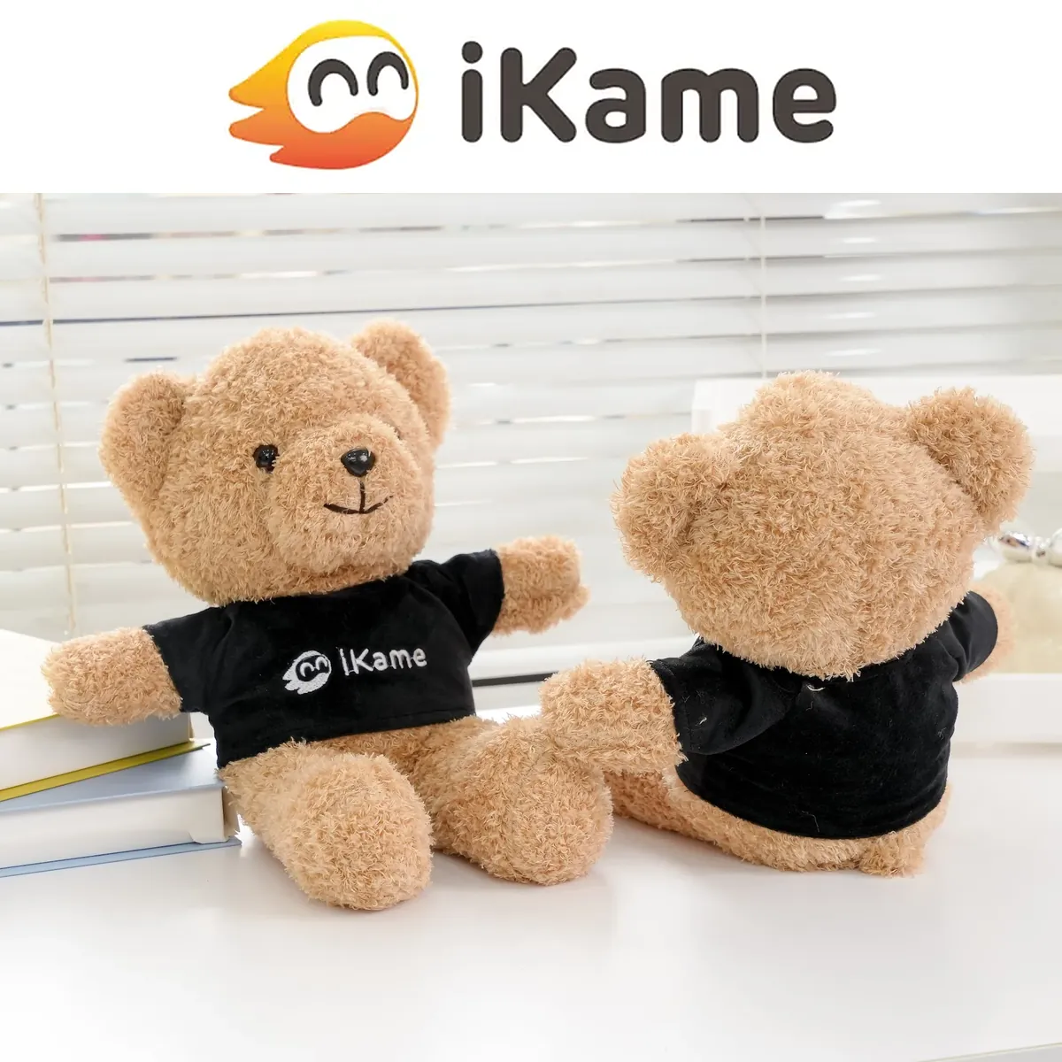 Teddy áo in logo iKame