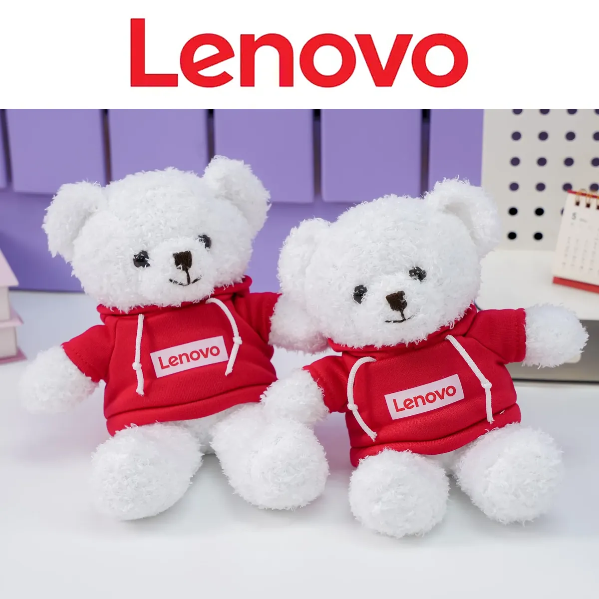 Lenovo · gấu trắng áo hoodie