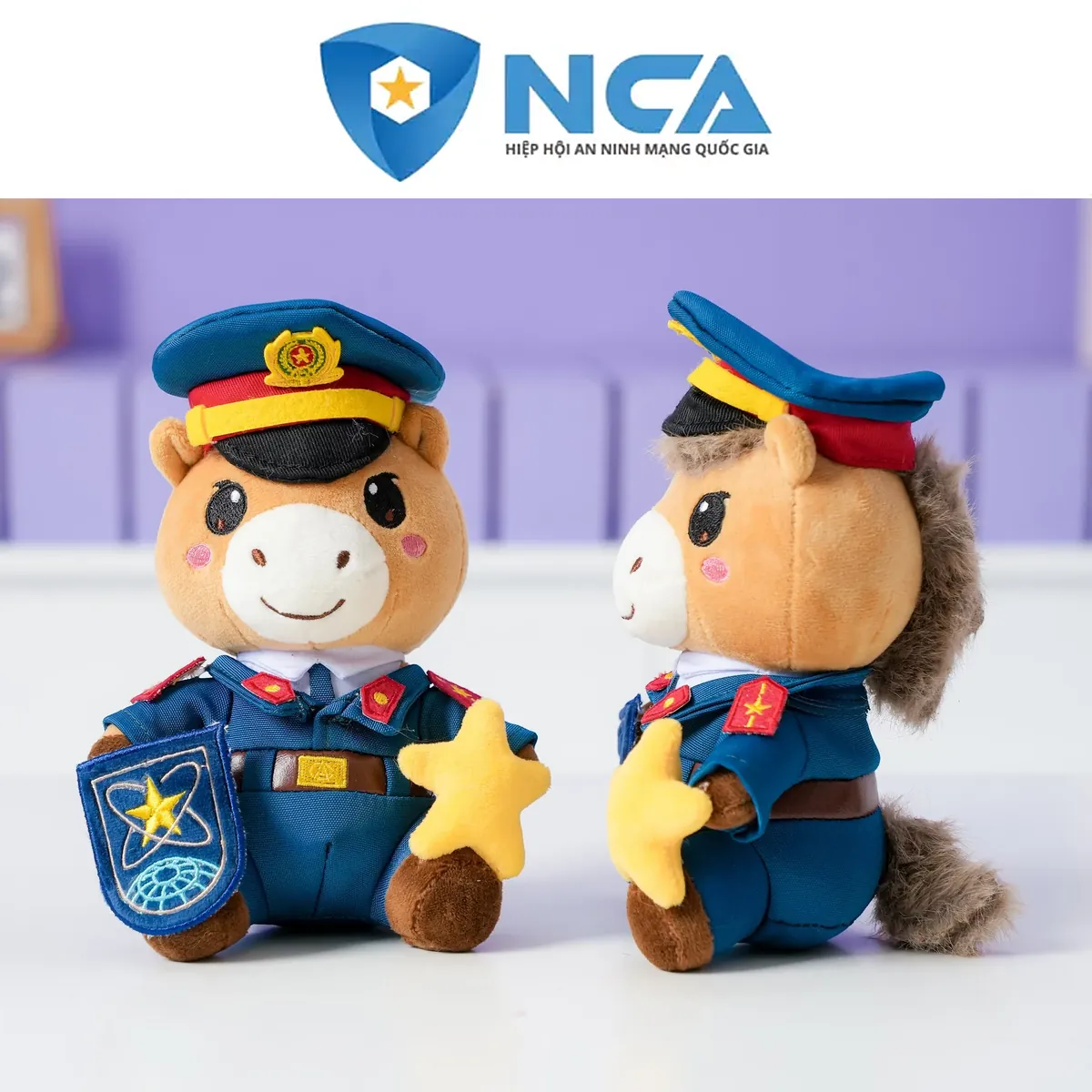Linh vật ngựa quân nhân NCA