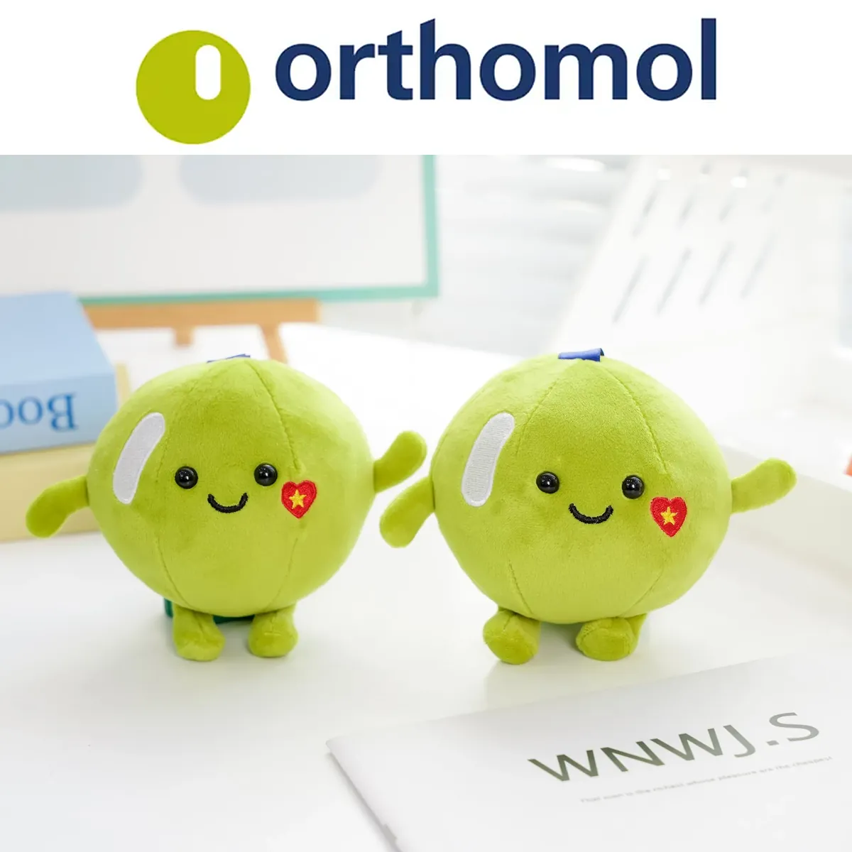 Thú bông có quai treo - Thương hiệu dinh dưỡng Orthomol (Đức)