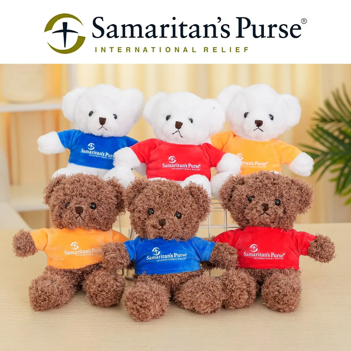 Teddy áo nhiều màu - Tổ chức từ thiện Samaritan's Purse