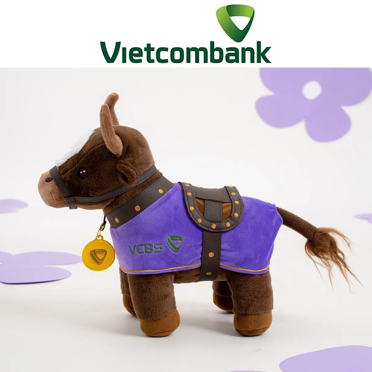 Linh vật trâu Vietcombank