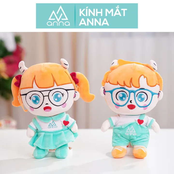 Cặp búp bê linh vật - Kính mắt Anna