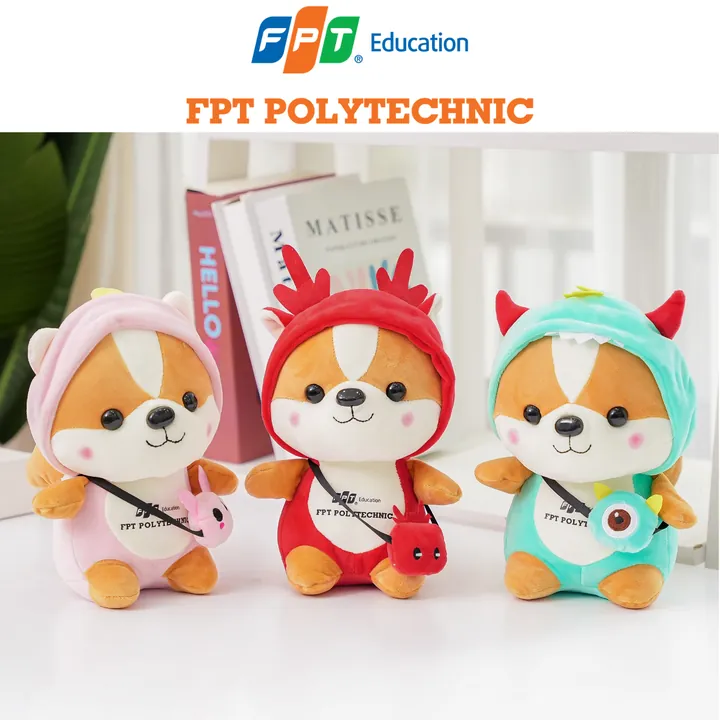Shiba hoodie in logo - FPT Polytechnic