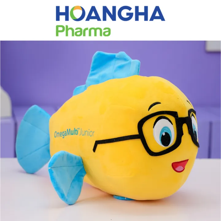 Linh vật cá Omega - Hoàng Hà Pharma