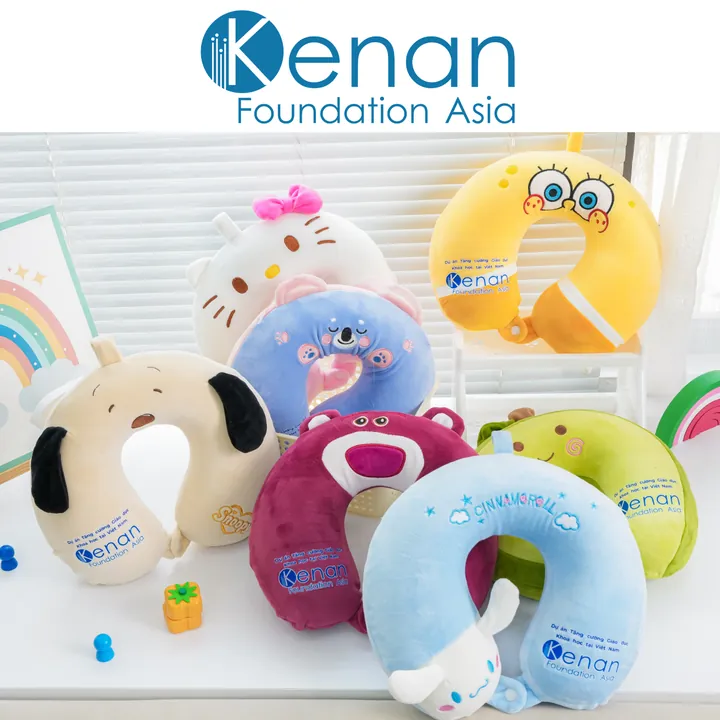 Gối chữ U in logo - Kenan Foundation Asia