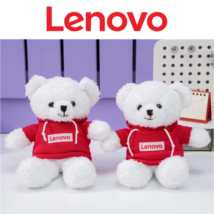 Gấu áo hoodie logo Lenovo tặng nhân viên