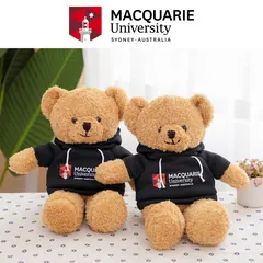 Macquarie University - Teddy hoodie logo