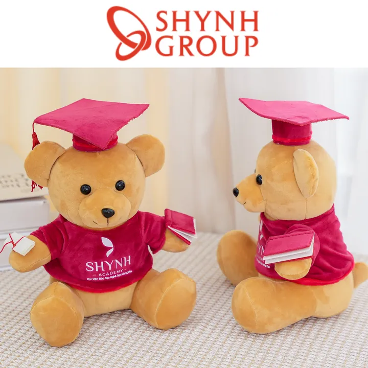 Gấu tốt nghiệp áo logo Shynh Group