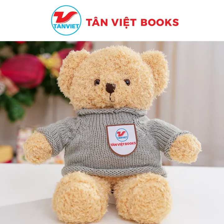 Teddy áo len logo - Tân Việt Books
