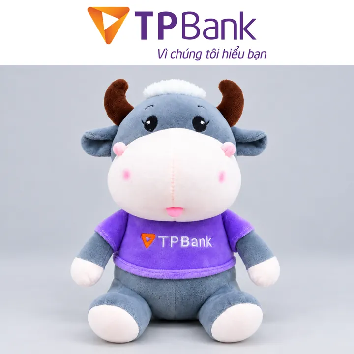 Bò bông áo logo - TPBank