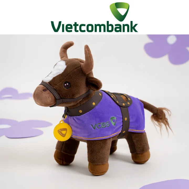 Linh vật ngựa Vietcombank