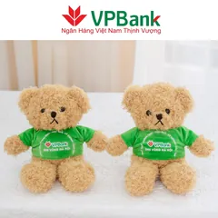 VPBank - Teddy áo thêu logo
