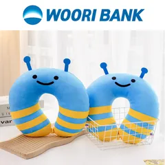 Woori Bank - Gối chữ U in logo