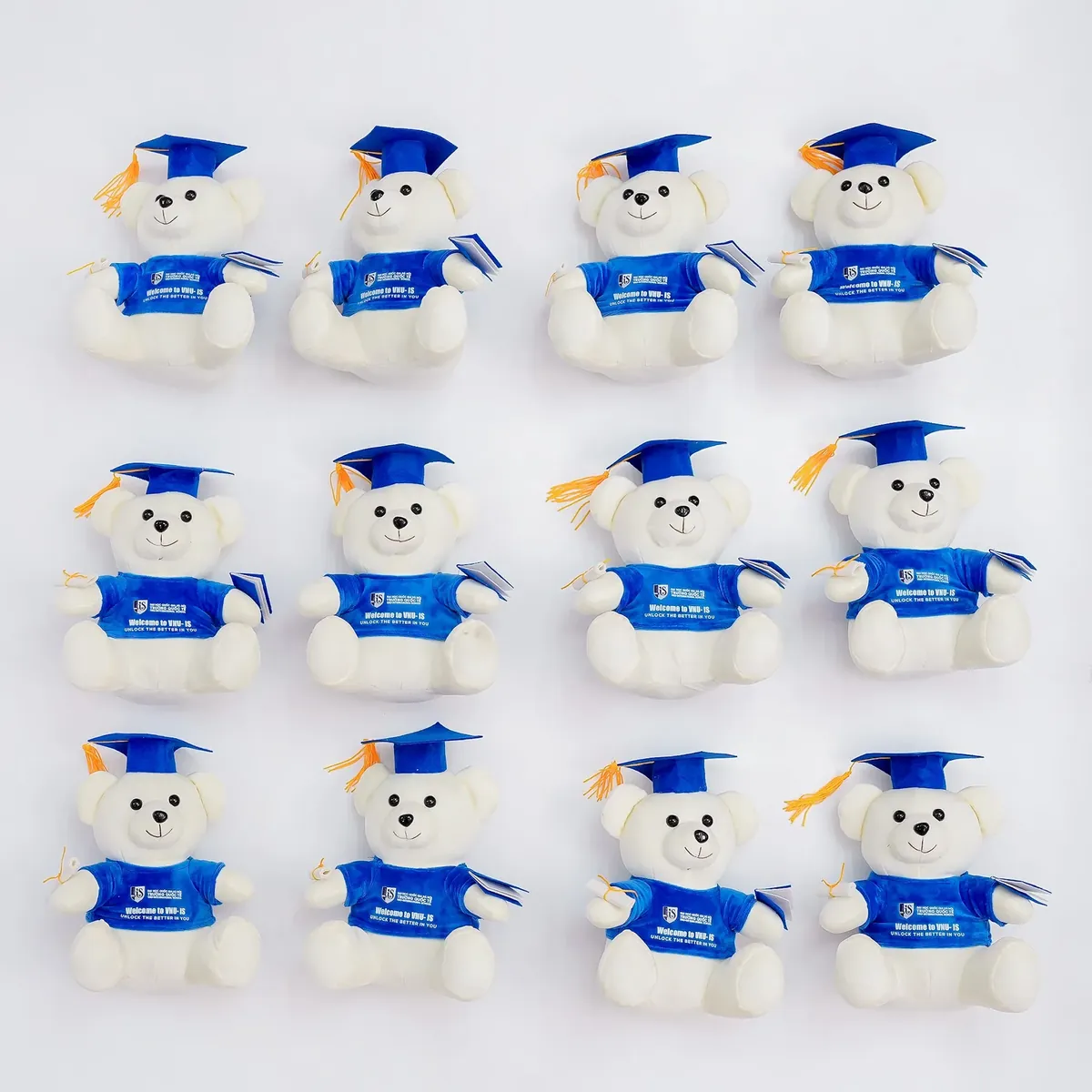 Lô gấu bông in logo giao doanh nghiệp