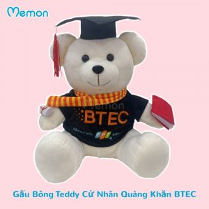 Gấu Bông Teddy Cử Nhân Quàng Khăn BTEC