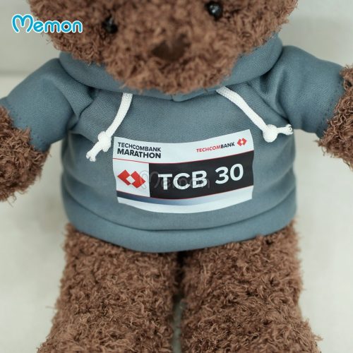 Gấu Bông Teddy Áo Nỉ Techcombank