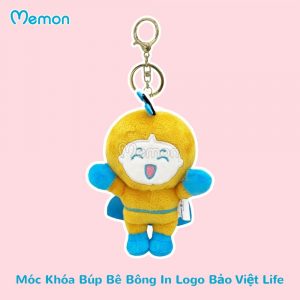Móc Khóa Búp Bê Bông In Logo Bảo Việt Life