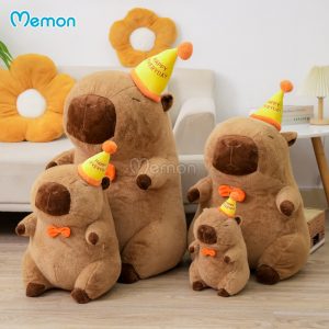 Chuột Capybara Đội Mũ Happy