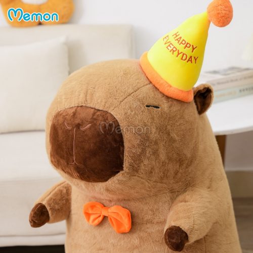 Chuột Capybara Đội Mũ Happy