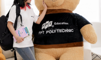 Thú Nhồi Bông Head Cử Nhân Thêu Logo FPT Polytechnic 2M
