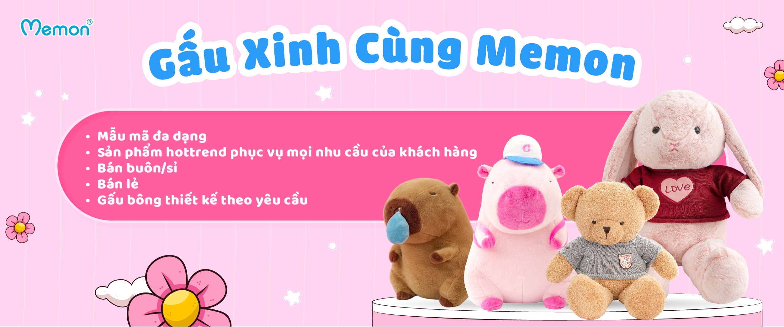 Memon - Thương hiệu gấu bông cao cấp