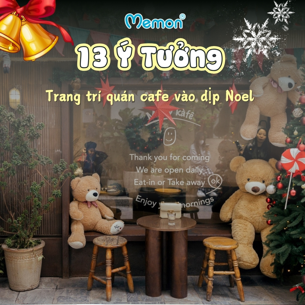 13 Ý Tưởng Trang Trí Noel Quán Cafe Để Khách Không Thể Bỏ Qua