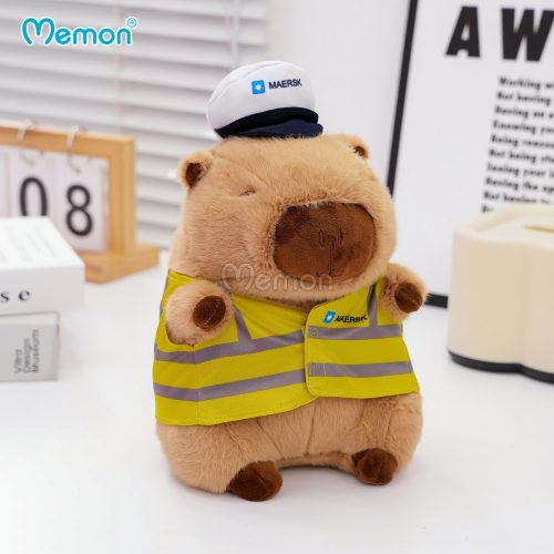 Capybara Mặc Áo Bảo Hộ Maersk