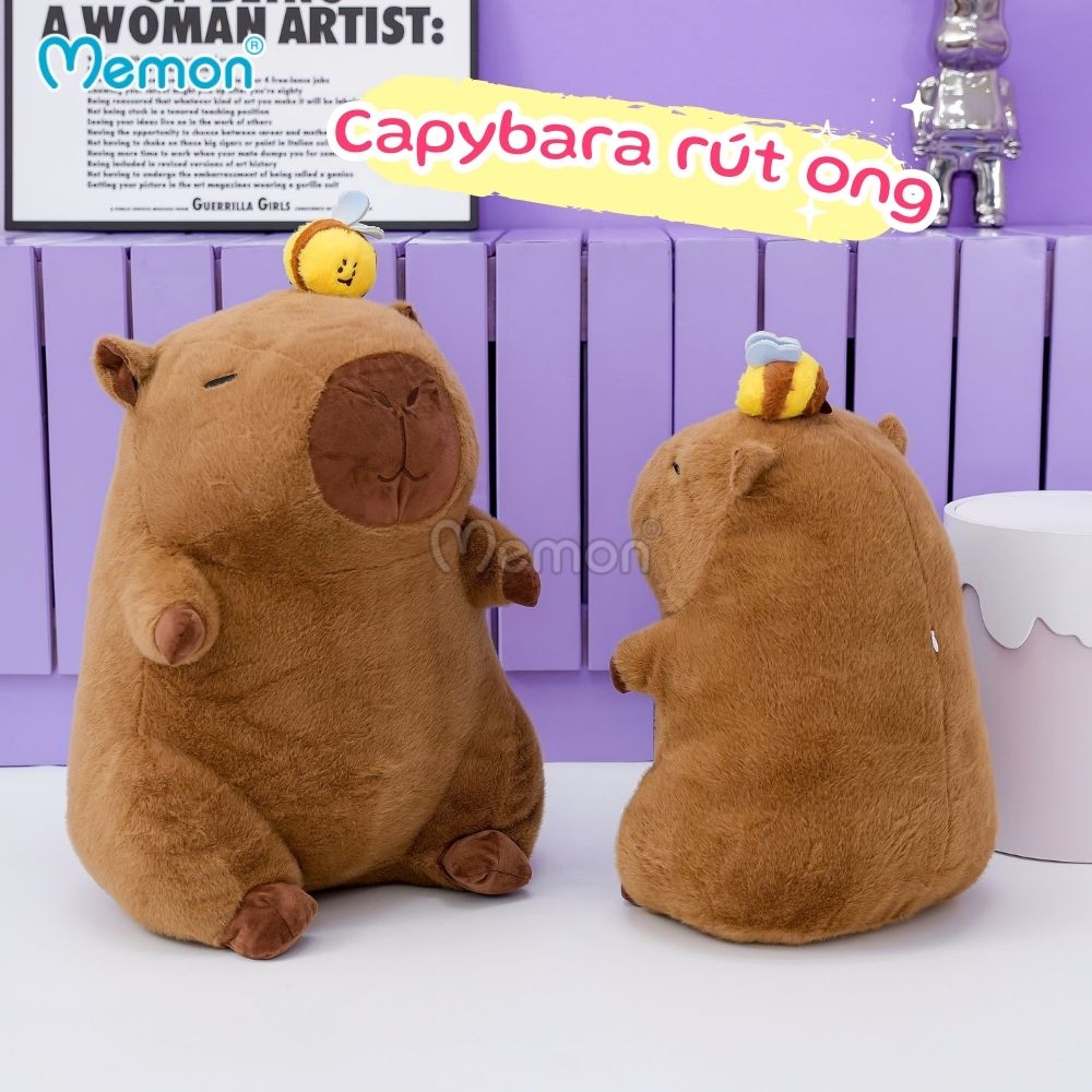 Gấu bông Capybara Rút Ong: Sự kết hợp hài hước và bất ngờ