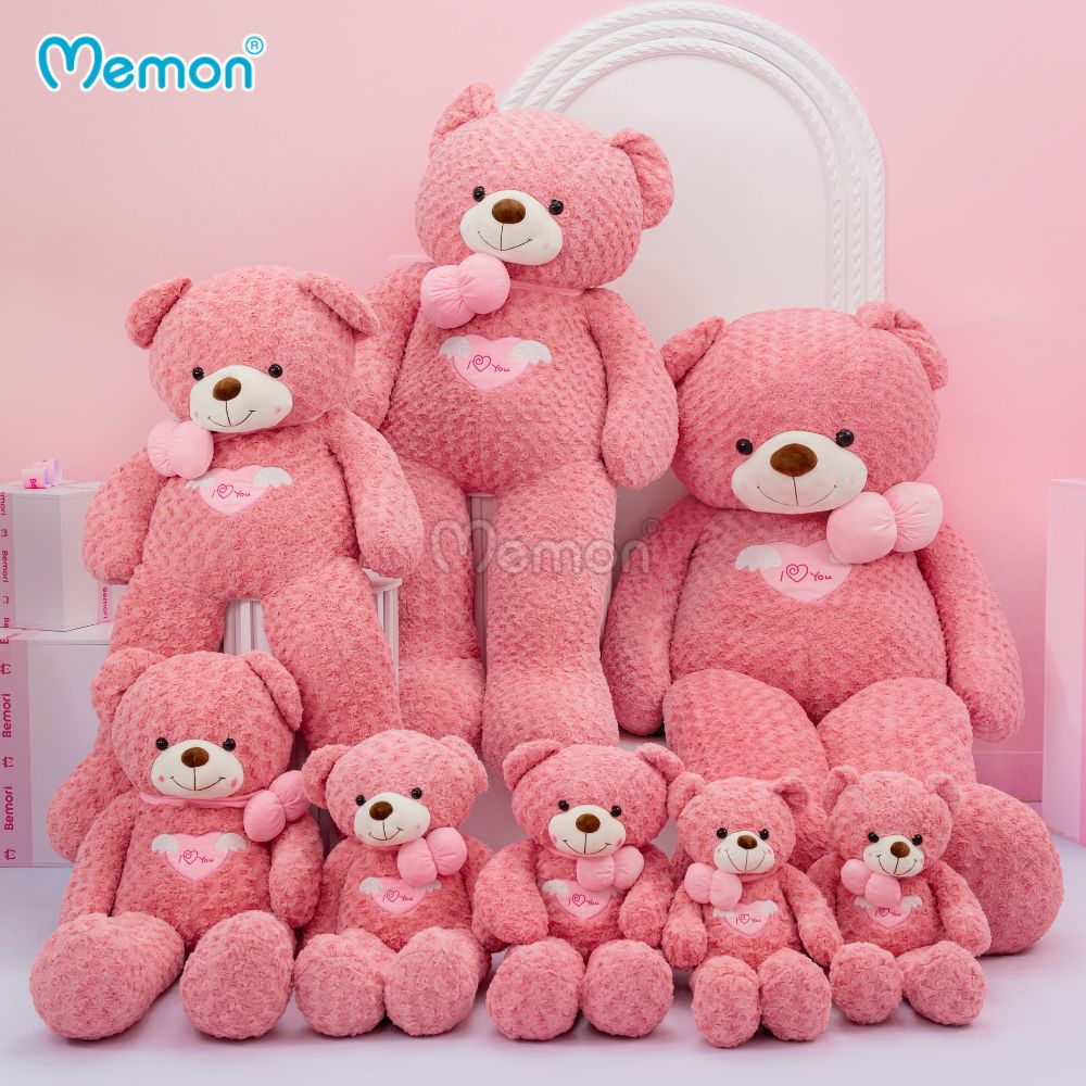 Gấu Bông Teddy Angel Hồng – Ngọt ngào và lãng mạn