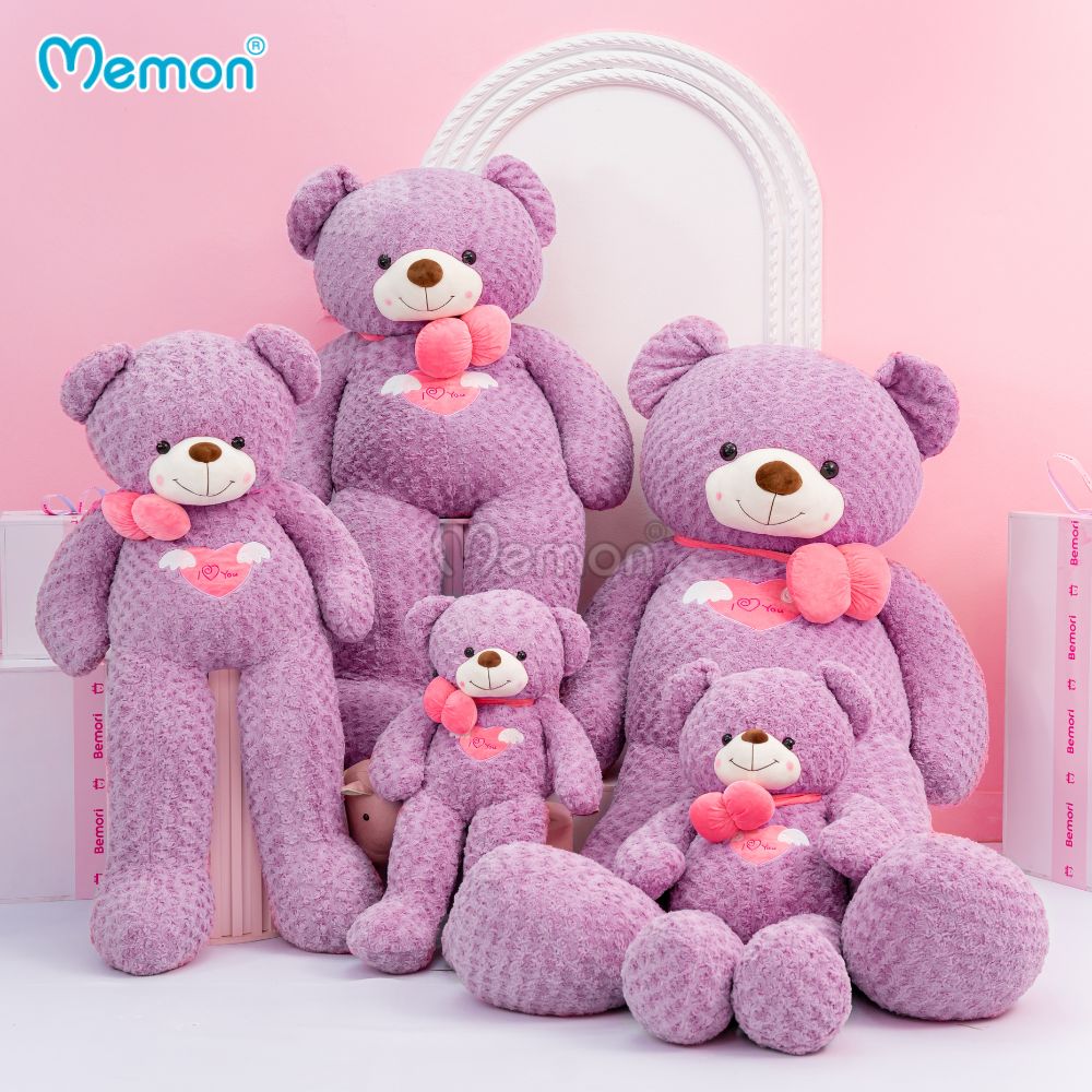 Gấu Bông Teddy Angel Tím – Đẳng cấp và dịu dàng