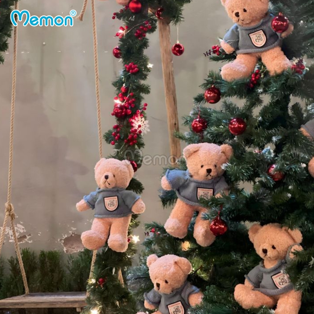 Ý tưởng Trang trí Noel quán cafe là Thiết Kế Một "Rừng Gấu Teddy" Mini