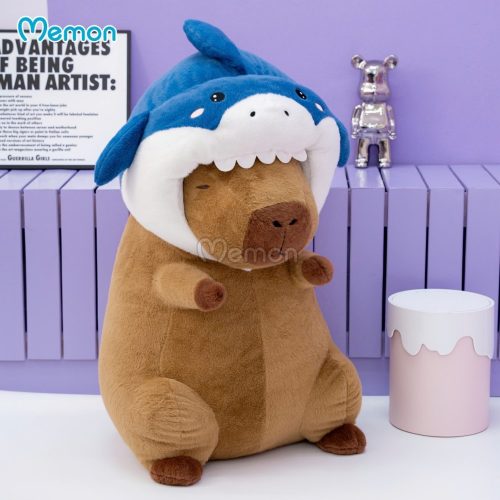 Gấu Bông Capybara Cosplay Cá Mập