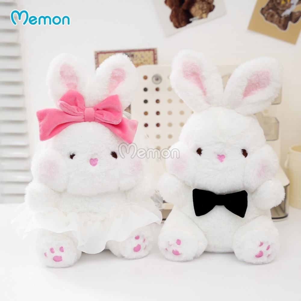 Gấu Bông Couple Dâu Rể Thỏ Snowy
