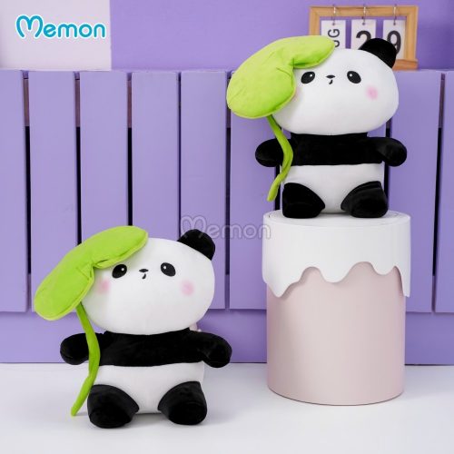 Gấu Trúc Bông Cầm Lá