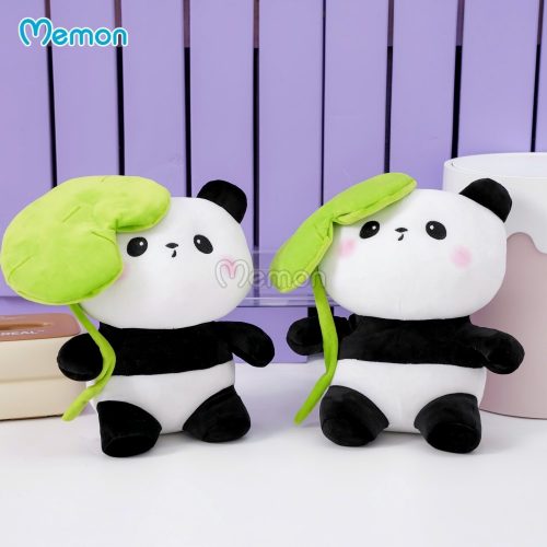 Gấu Trúc Bông Cầm Lá