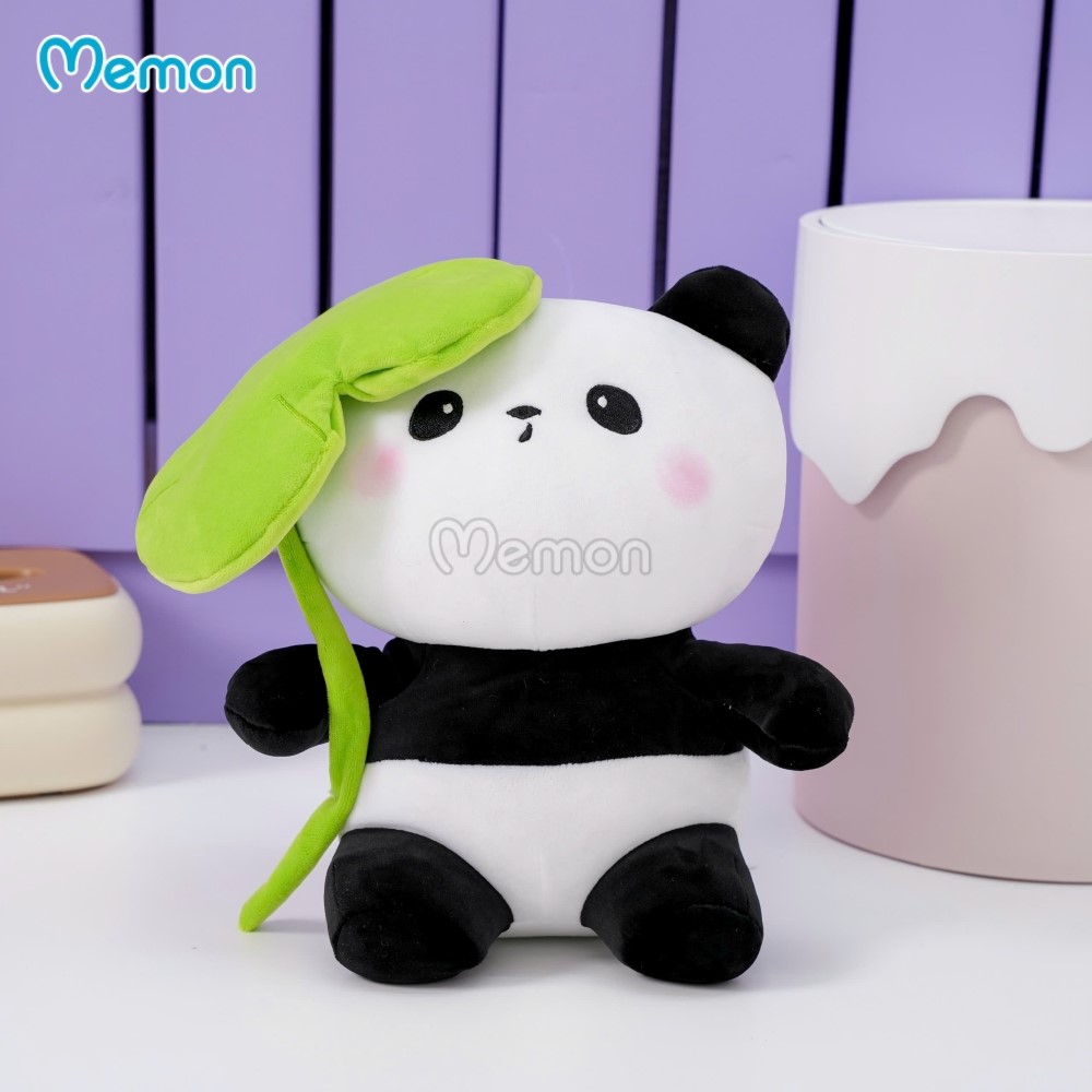 Gấu Trúc Bông Cầm Lá