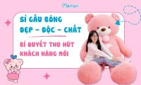 Nguồn Gấu Bông Sỉ "Đẹp - Độc - Chất": Bí Quyết Thu Hút Khách Hàng Mới, Tăng Doanh Số Đến 35%