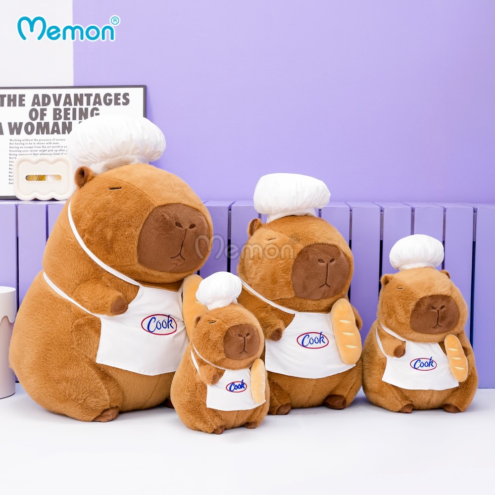 Gấu Bông Capybara Đầu Bếp