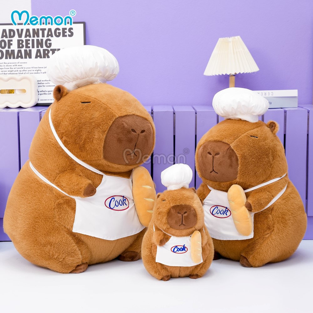 Gấu Bông Capybara Đầu Bếp