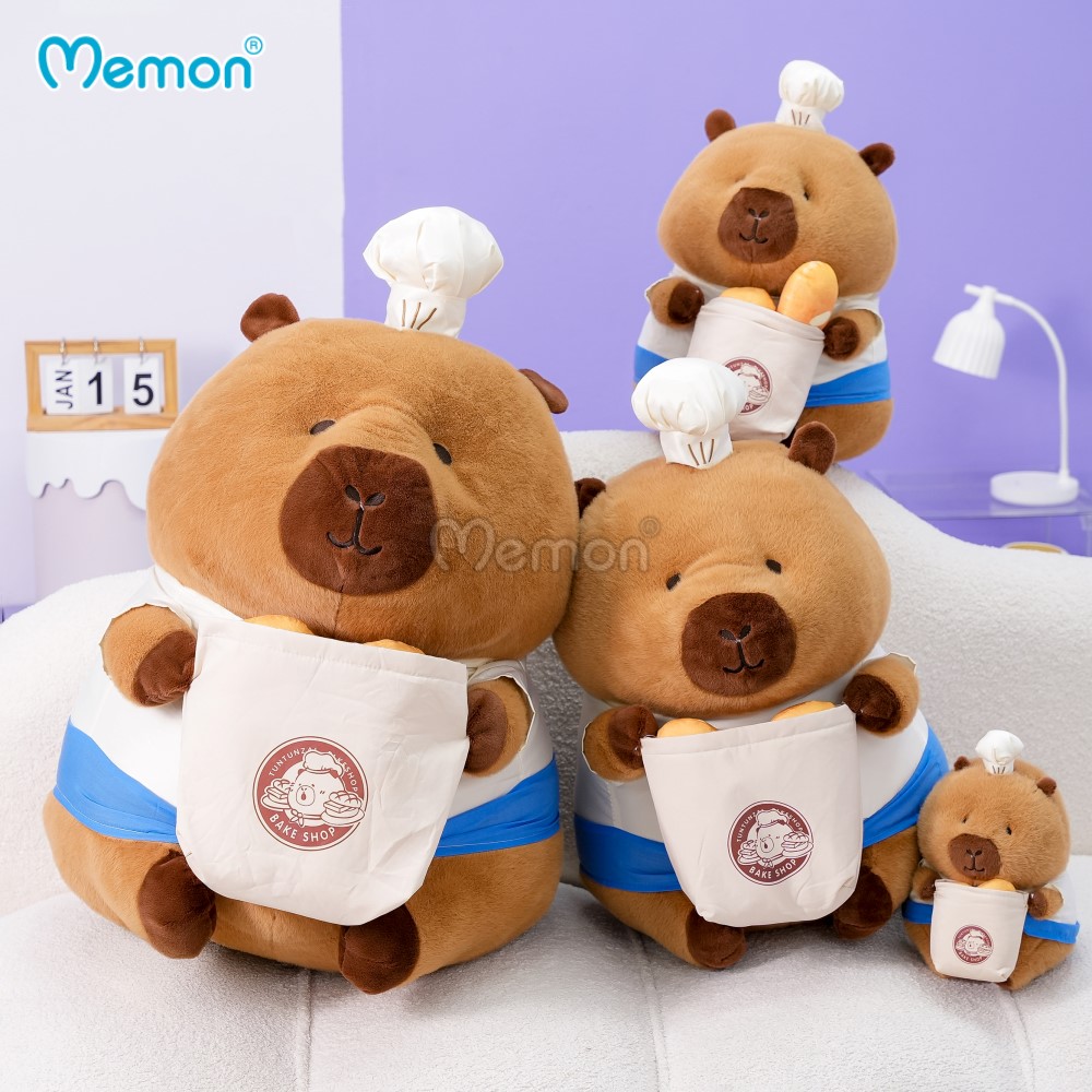 Gấu Bông Cô Capybara Bánh Mì