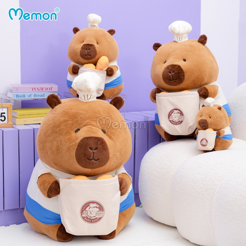Gấu Bông Cô Capybara Bánh Mì
