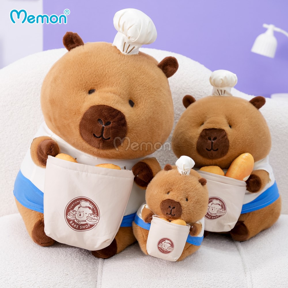 Gấu Bông Cô Capybara Bánh Mì