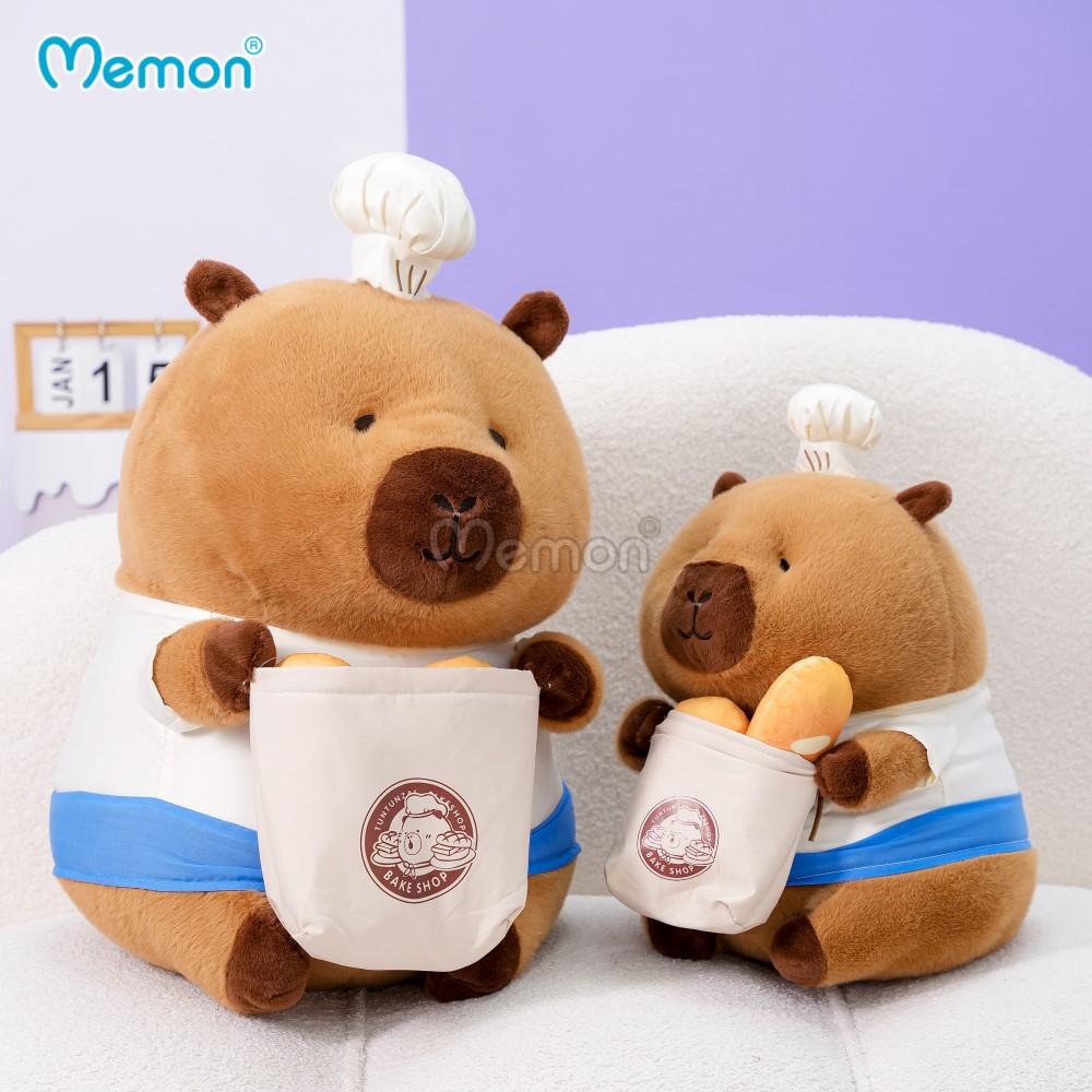 Gấu Bông Cô Capybara Bánh Mì