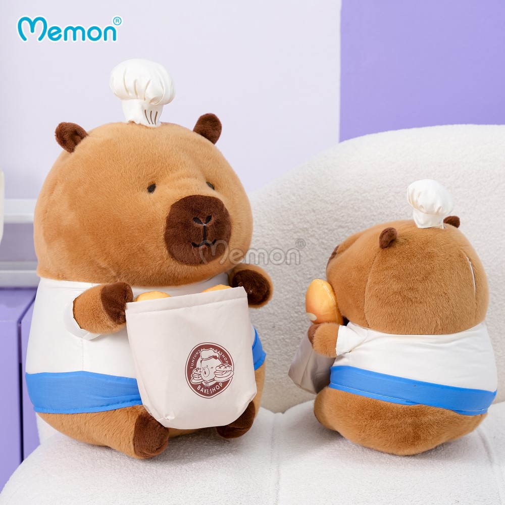 Gấu Bông Cô Capybara Bánh Mì
