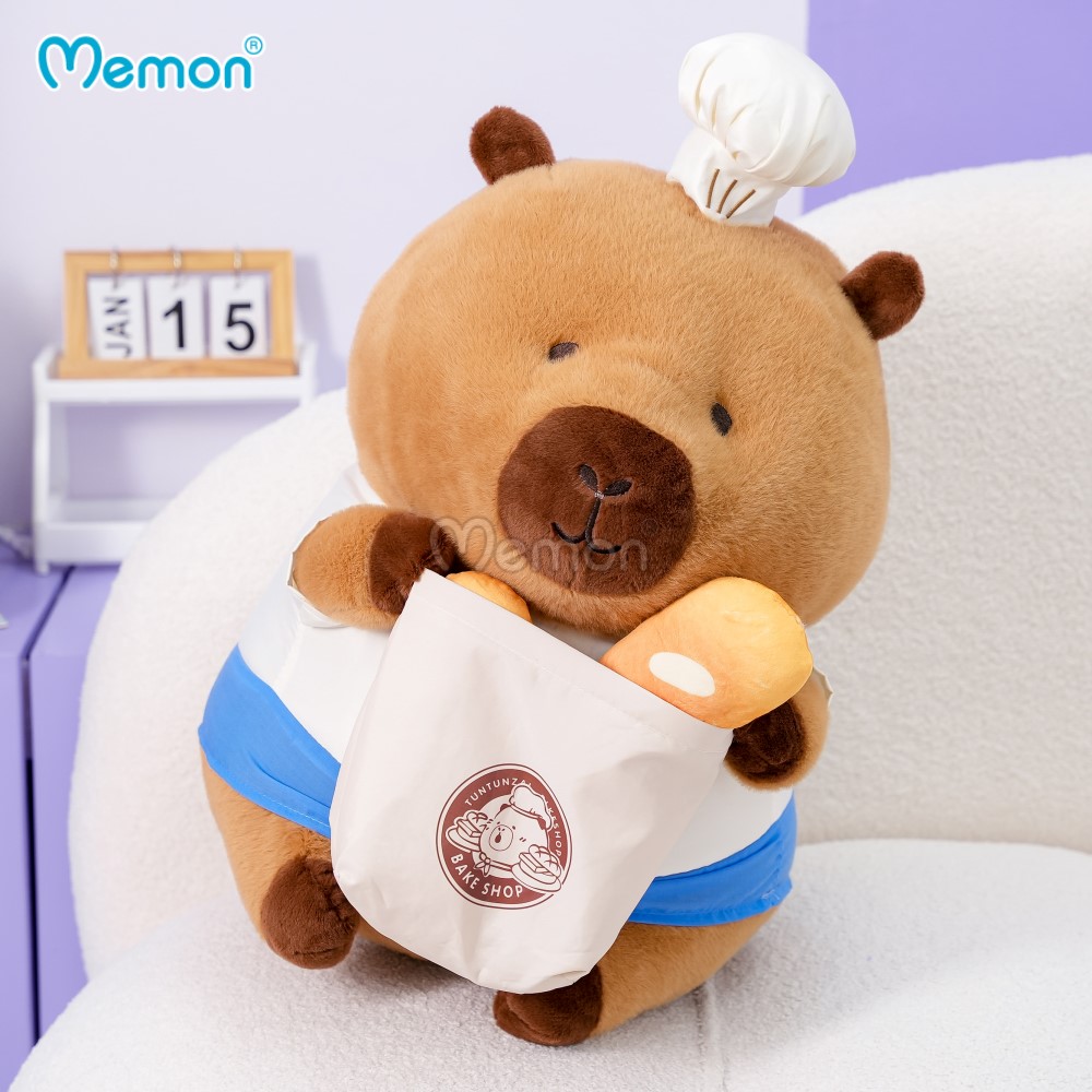 Gấu Bông Cô Capybara Bánh Mì