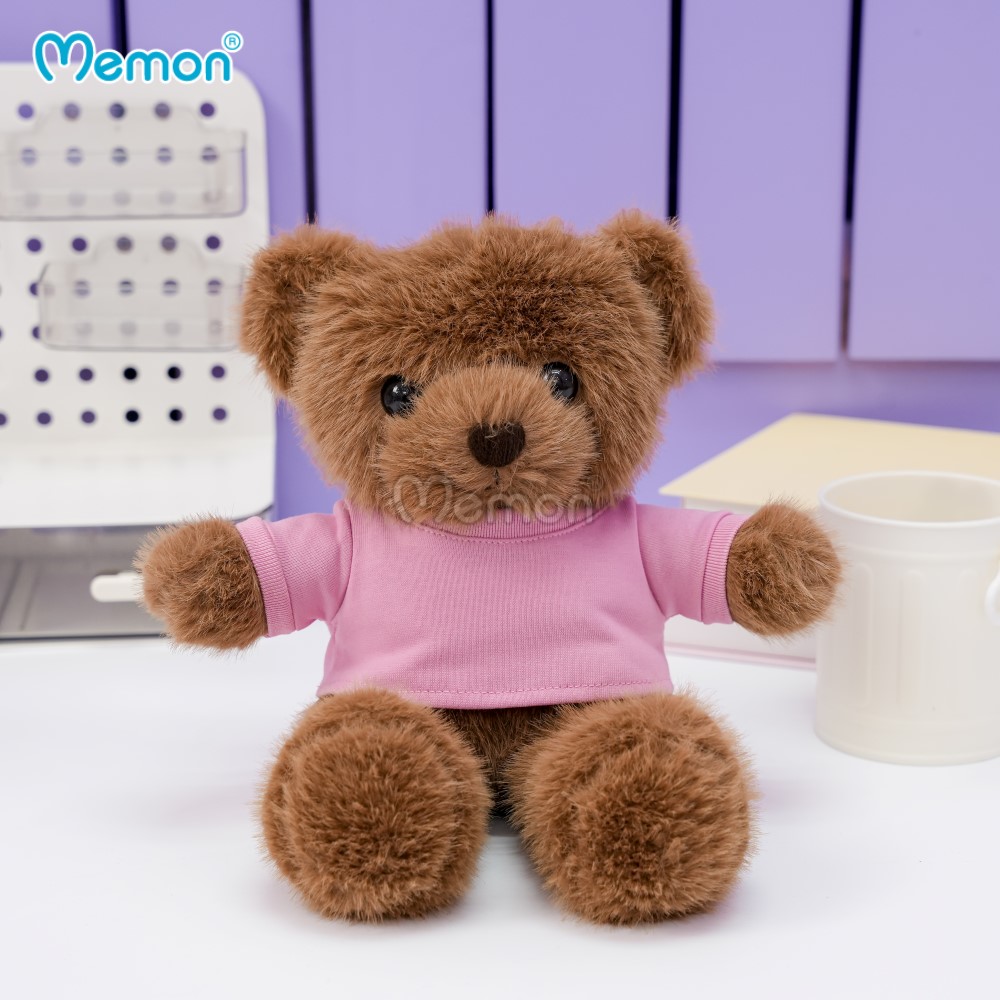 Gấu Bông Lông Thỏ Áo Cotton