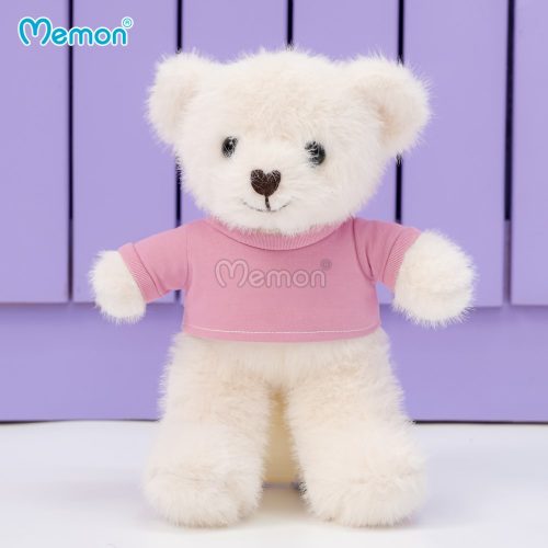 Gấu Bông Lông Thỏ Áo Cotton
